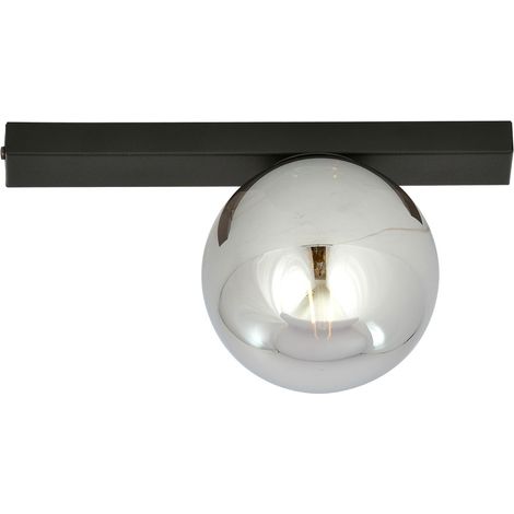 Plafoniera Emibig FIT 1 luce E14 nero/grafite 30cm (1/5)