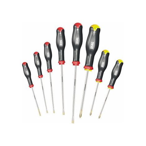USAG 324 SH8 Serie set di giraviti cacciaviti croce Phillips e taglio piatti (1/2)