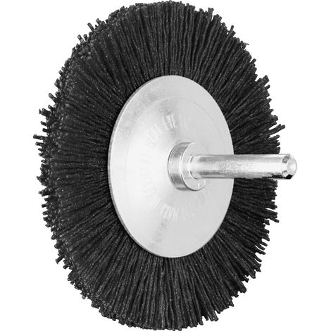 PFERD Rundbürste ungezopft RBU Ø 80x8 mm Schaft-Ø 6 mm Keramik-Filament-Ø 0,55 mm Korn 120 (1/5)