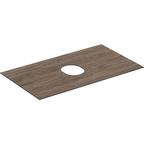 Plaque de couverture GE VariForm pour US pour AS-WT avec un tiroir, largeur 90 cm, Noyer