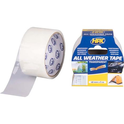 Cinta transparente HPX AT4805 - Cinta para todo tipo de clima - 5m