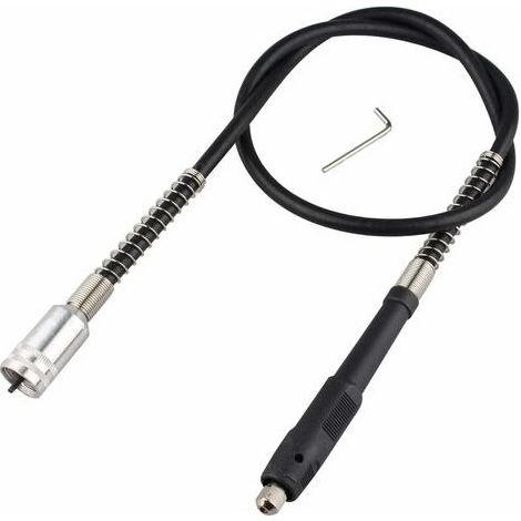 Flexible perceuse Tige extension Mandrin sans clé Compatible Outil accessoire de fixation pour Dremel Outil rotatif (1/5)