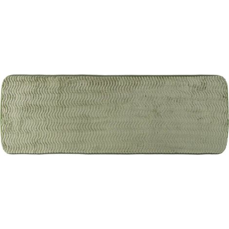 Tappeto in poliestere effetto onda 40x120 cm - kaki - Tendance