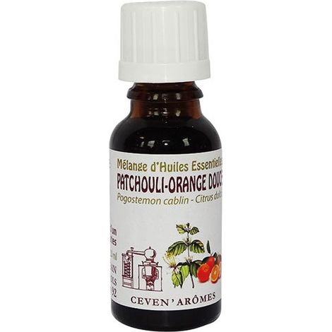 Mezcla Bienestar Aceite Esencial de Pachulí Naranja 20 ml - Ceven Aromes