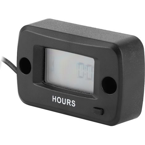 Compteur horaire moteur numérique LCD, affichage de la jauge, activé par vibration, étanche, pour quad, SSV et moto (1/5)