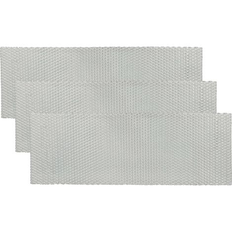 vhbw 3x Filter Metal Grease Filter Replacement for Bauknecht 481948048232 for Extractor Fan - 45.2 x 16 x 0.35 cm metal