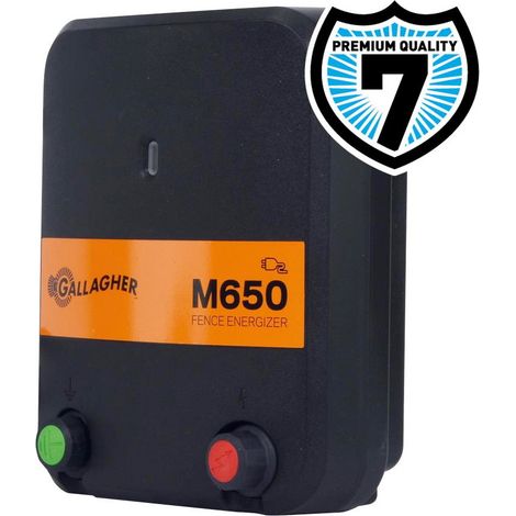 Elettrificatore Gallagher M650 a corrente 230V per recinti fino 40km per cavalli, bestiame, pecore, capre e maiale
