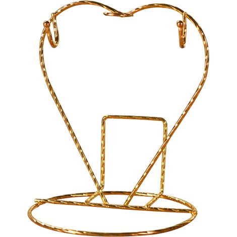 Porte-tasses en forme de cœur, porte-assiettes et porte-gobelets en acier inoxydable, égouttoir à vaisselle pour la cuisine (1/2)