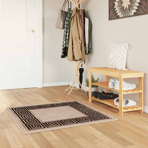 Pasillo de alfombra MARSA Negro 100 x 100 cm Poliéster y PVC