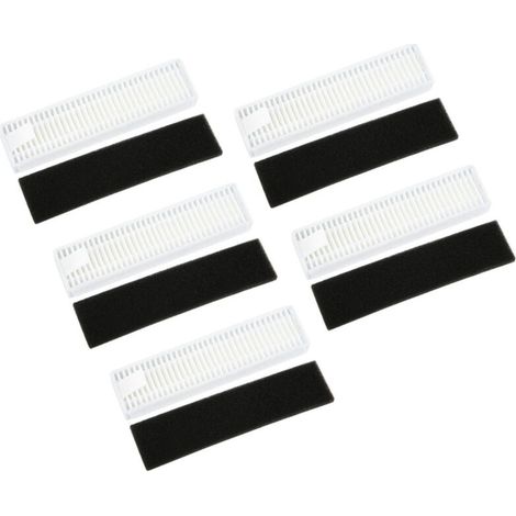 Lot de 5 filtres Hepa pour Ecovacs Deebot Slim 2 pour aspirateur Conga Ecovacs (1/5)