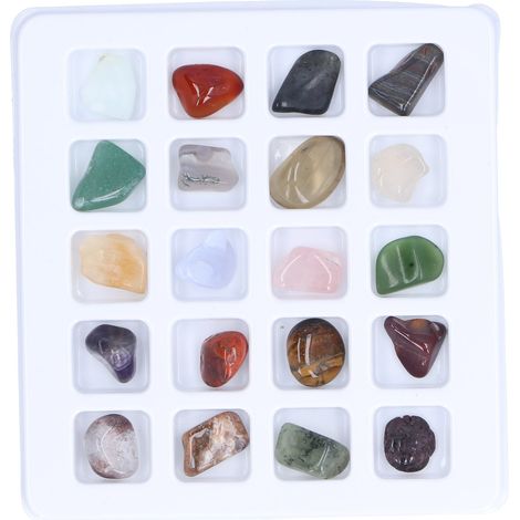 20 farbige Steinsortierer für Meditation, Feng-Shui-Dekoration, kreative Geschenke für Kinder und Erzieher (1/5)