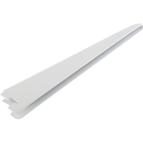 Support d'étagère en Acier, Capacité de 48kg, larg. 220mm ( Prix pour Paquet de 8 )