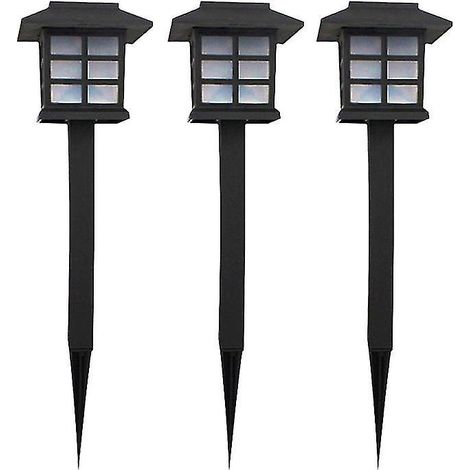 3 Stück Solarstablampen