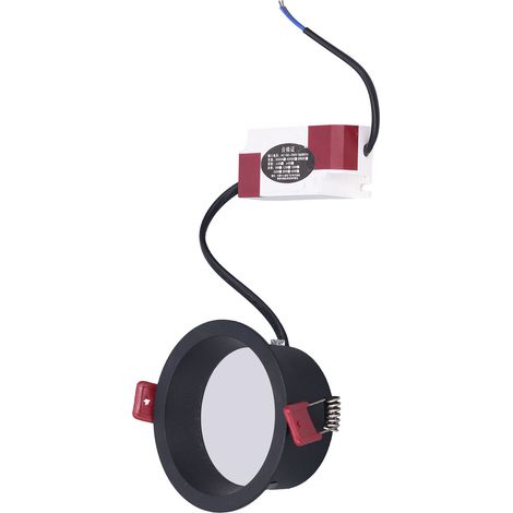 Spot encastré profond anti-éblouissement à profil étroit, abat-jour en aluminium, AC180‑265V, 3 couleurs, intensité variable (1/5)