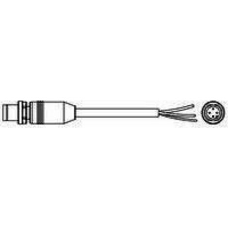 TE Connectivity 1-2273044-1 Sensor-/Aktor-Steckverbinder, konfektioniert M12 Stecker, gerade 1.50 m