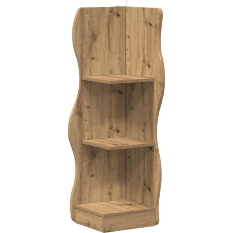 Maison Exclusive - Eckregal mit Regal Artisan-Eiche 34 x 33 x 102