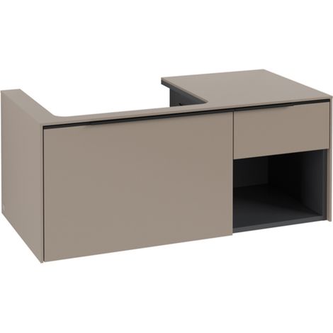 Villeroy & Boch Subway 3.0 armoire sous lavabo, 2 tiroirs, lavabo