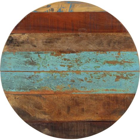 Dessus de table rond 60 cm 15-16 mm Bois de récupération
