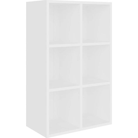 Maison Exclusive - Libreria/Credenza Bianca 66x30x98 cm in Legno Multistrato (1/5)