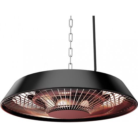 1500-W-Deckenheizung, Aluminium, ohne Fernbedienung, Schalter, Halogenlampen-Heizelement, Schutzart IP44 (1/5)