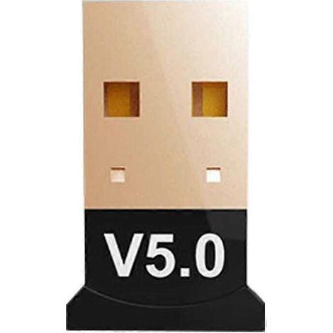 Adaptateur électronique USB Bluetooth 5.0 pour voiture, émetteur, récepteur Bluetooth, dongle audio sans fil compatible avec les ordinateurs, PC et ordinateurs portables. (1/5)