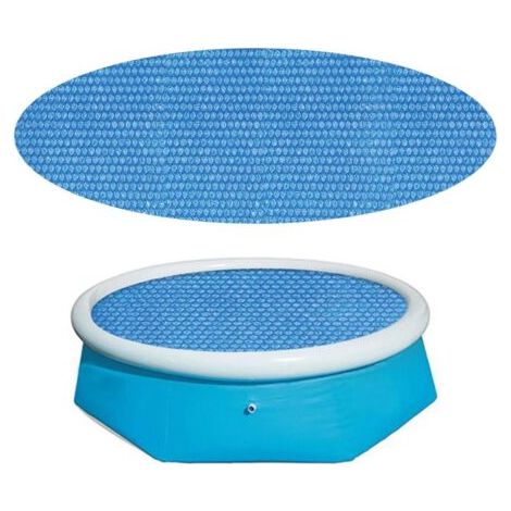 180 cm Couvercle De Piscine Solaire Extérieure - Bâche Solaire pour Piscine Rond Film D'isolation Couverture De Retenue De Chaleur Pliable Film Isolant À Bulles pour Les Bords De Pis-cine (1/5)