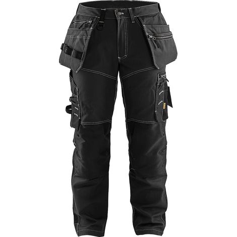 Pantalon de travail stretch artisan 1790 - Noir 2XL - FR(52) - SE(C58) - Courtes