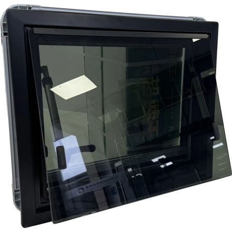 Fenêtre RV, Verre Trempé, Moustiquaire Intégrée, 700-450 (1/2)