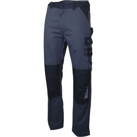 Pantalon de travail multipoche gris et noir sulfate taille 50 - LMA