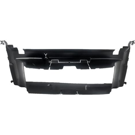 Condotto di aerazione anteriore, in plastica ABS resistente, facile installazione, colore nero. (1/2)