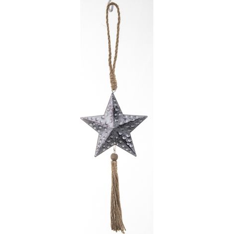 Colgante de estrella de metal 22x11x1 (1/5)