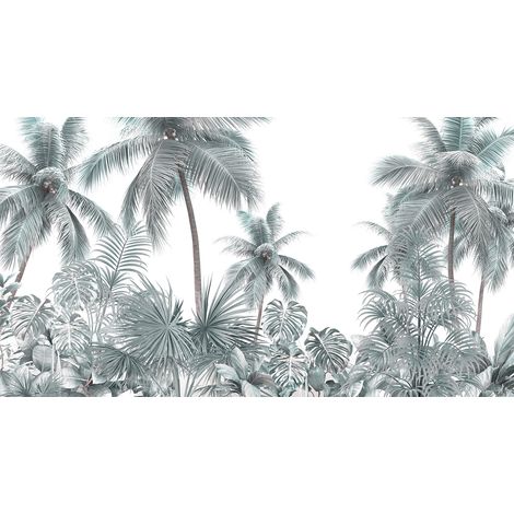 Papier peint panoramique - Forêt Tropicale - 130 cm x 71 cm (1/2)