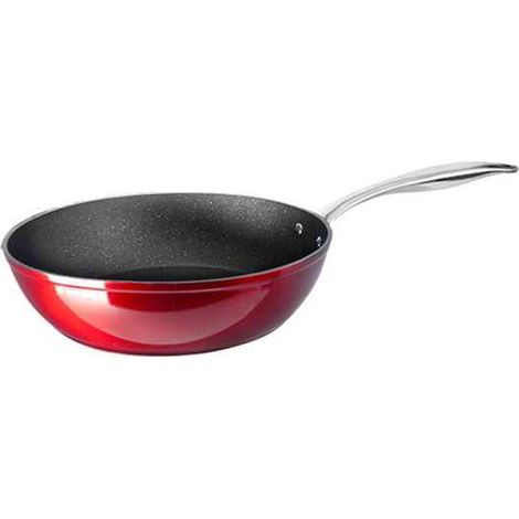 Sartén Honda con Mango Aluminio Forjado Red Rock 28 cm IBILI