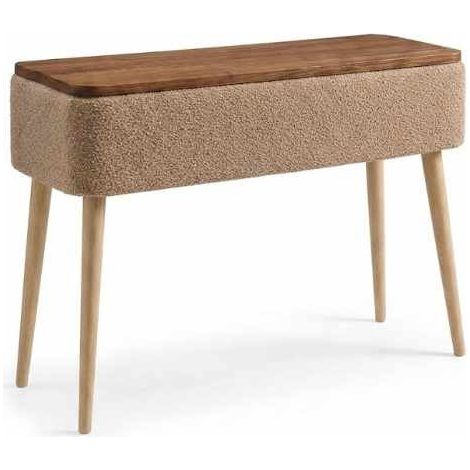 Holzsideboard "Sole" – 90 x 90 x 30 cm – Braun (1/4)