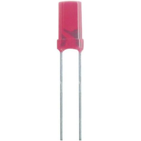 Kingbright L-483YDT LED jaune cylindrique 5 mm 3 mcd 100 ° 20 mA 2.1 V Q67568 (1/4)