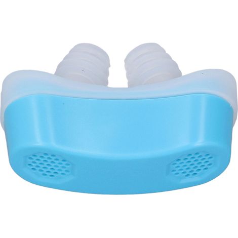 Elektrisches Anti-Schnarchgerät, automatische Nasenventile, tragbar, variabler Schnarchunterdrücker, blau. (1/5)