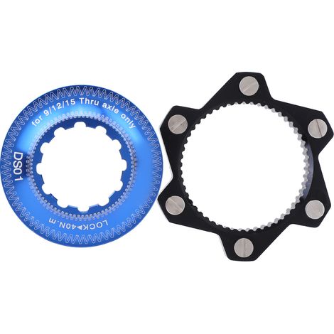 Adaptateur de Frein à Disque 6 Boulons pour Vélo de Montagne, Disque de Frein Central Noir Bleu (1/5)