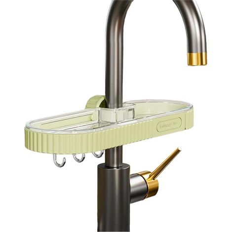 Panier de rangement extensible en ABS pour évier de vaisselle (1/4)