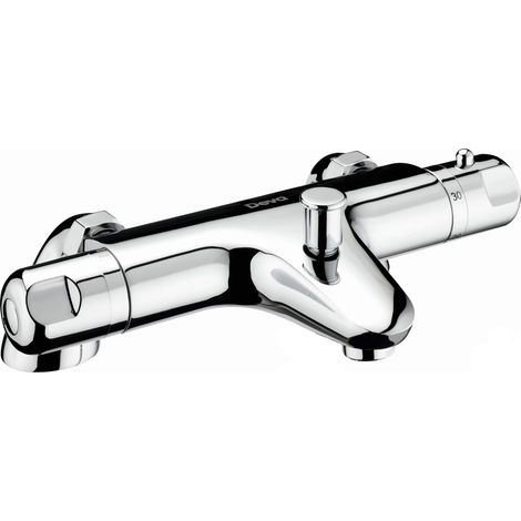 Deva Dynamic Thermostatic Bath Shower Mixer Tap Deck Mounted - Chrome (1/2)