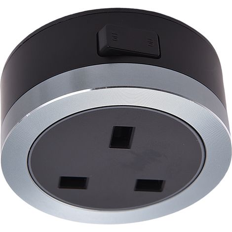 Adaptateur pour rail électrique 3250W, prise UK 13A, module de connexion facile à installer et retirer, pour système de rail lumineux (1/5)