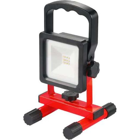 Faretto LED ricaricabile 10W 900 lumen portatile bianco freddo IP54 (1/2)