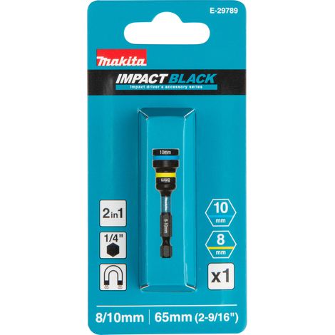MAKITA NASADKA Z WYMIENNYM UCHWYTEM 1/4 HEX  8-10x65mm IB