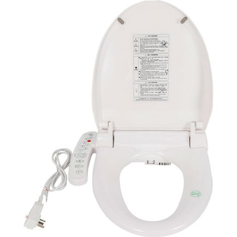 Intelligenter Spüldeckel Intelligente Duschtoilette Elektrisch beheizter Toilettensitz Bidetaufsatz für die Toilette