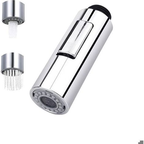 Douchette Extractible Robinet 2 modes Robinet Pulvérisateur de Cuisine Douchette de cuisine extractible Pommeau de douche de rec (1/5)