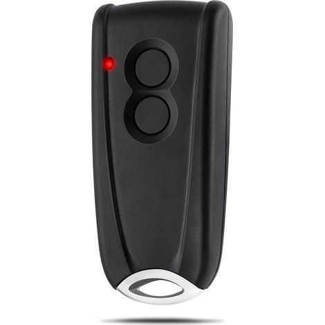 Télécommande Garage 433MHz pour Hormann EcoStar et Liftronic, Boîtier Métal Robuste avec Porte-clés, Compatible TUBAUTO et Portronic, Idéal Remplacement Quotidien (1/5)