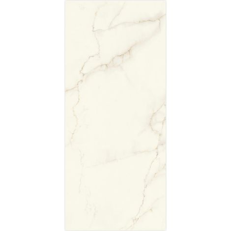 Carrelage effet Marbre Blanc Calacatta Divino 278x120x0,6 cm Silk Montira - Mur intérieur (vendu par carton de 3,336 m²) - RO'MA CARRELAGE