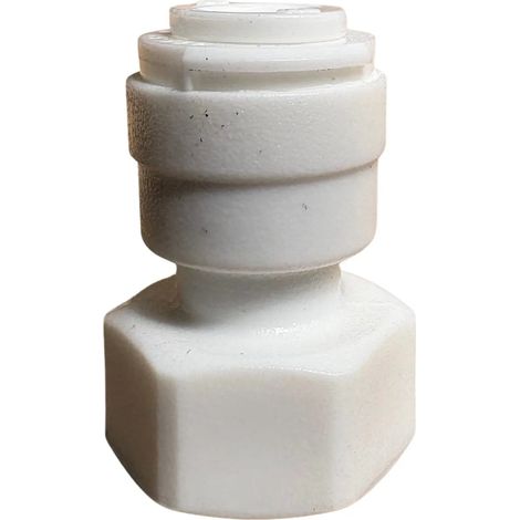 Raccord Rapide Femelle 7/16 pouces  X Tubing 3/8 pouces  Ez Pour Osmoseur Et Purificateur (1/5)