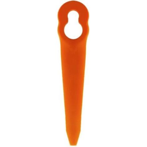 100Pcs Lames en Plastique Compatible pour Stihl Coupe Bordure PolyCut 2-2 PolyCut 3-2, FSA 45 FSA 57 FSE 52 (1/5)