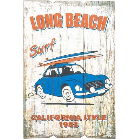 Décoration murale en bois California