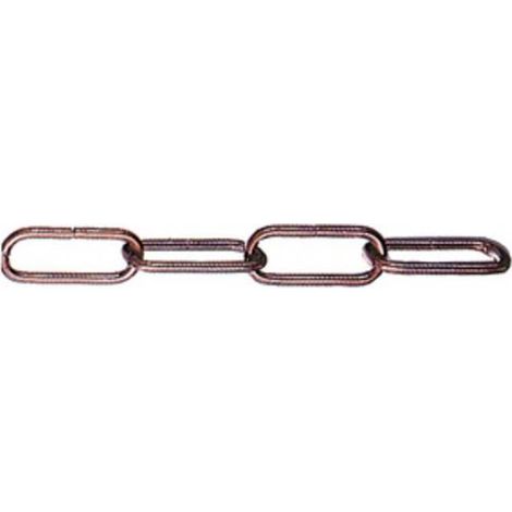15 x CATENA P/LAMPADARIO FILO TONDO 3,8 MM NICHEL